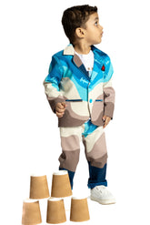 Gusto Newborn Boys Blazer & T-Shirt Set